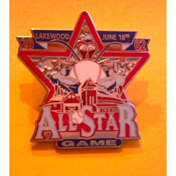 Major League Baseball, 2002 Lakewood All-Star game, Collectible Cloisonné Enamel - Picture 4 of 9